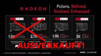 Radeon Grafikkarten ausverkauft