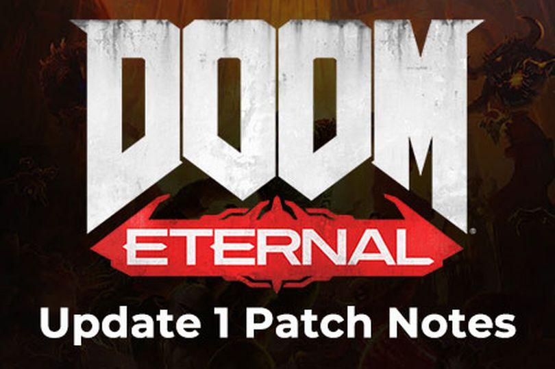 doom eternal update 1 patch notes denuvo anti chat
