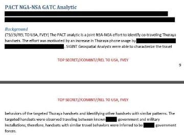 Thuraya wird auch von der NSA in "Cotraveller" analysiert